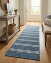 Urban Oasis Rugs Collection Area Rug -  District (Blue) Runner Blue  lifestyle 61