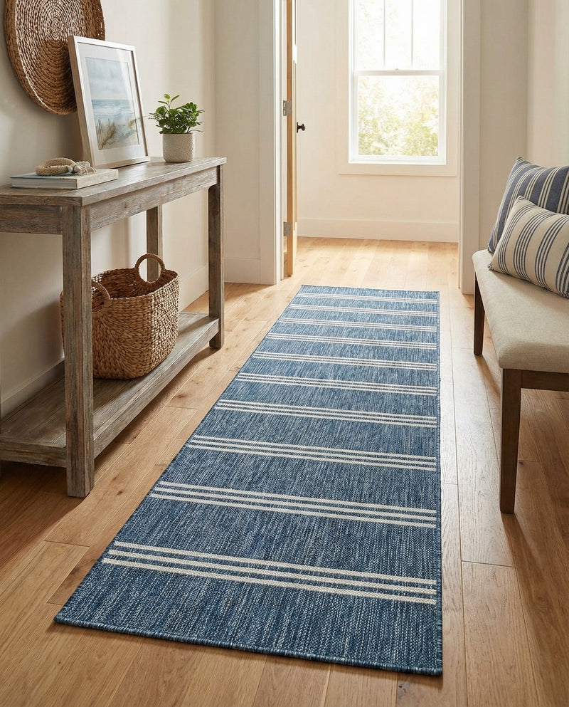 Urban Oasis Rugs Collection Area Rug -  District (Blue) Runner Blue  lifestyle 61