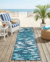 Seaside Haven Rugs Collection Area Rug -  Wavecrest Runner Blue  lifestyle 42