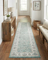 Adriana Terrace Collection Area Rug -  Positano (Aqua) Runner Aqua  lifestyle 65