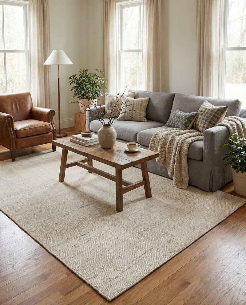 Berkshire Estate Collection Area Rug - Windsor (Vanilla Bean) Rectangle Vanilla Bean  lifestyle 3