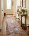 Heritage Elegance Collection Area Rug -  Hampton Runner Antique Red  lifestyle 26