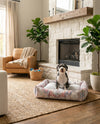 Luxury Pet Lounge Collection Pet Bed -  Habitat Rectangle Multi  lifestyle 3