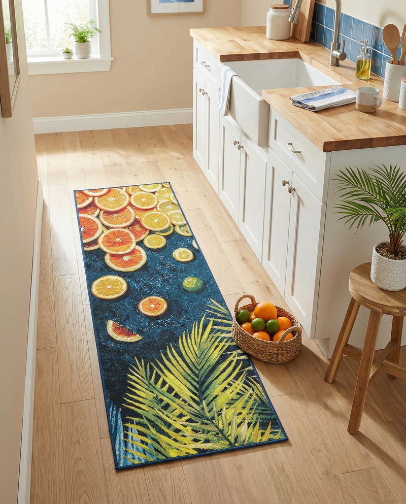 Seaside Haven Rugs Collection Area Rug -  Dunes Runner Multi  lifestyle 75