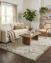 Tribal Terrace Treasures Collection Area Rug - Mayan Marina (Green) Rectangle Green  lifestyle 15