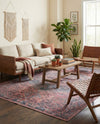 Zahara Oasis Collection Area Rug -  Agadir Rectangle Antique Rust Red  lifestyle 14