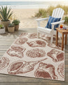 Seaside Haven Rugs Collection Area Rug -  Lighthouse (Ivory Rust Red) Rectangle Ivory Rust Red  lifestyle 17