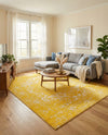 Georgetown Rugs Collection Area Rug - Dupont (Yellow) Rectangle Yellow  lifestyle 8