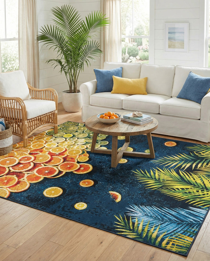 Seaside Haven Rugs Collection Area Rug -  Dunes Rectangle Multi  lifestyle 25