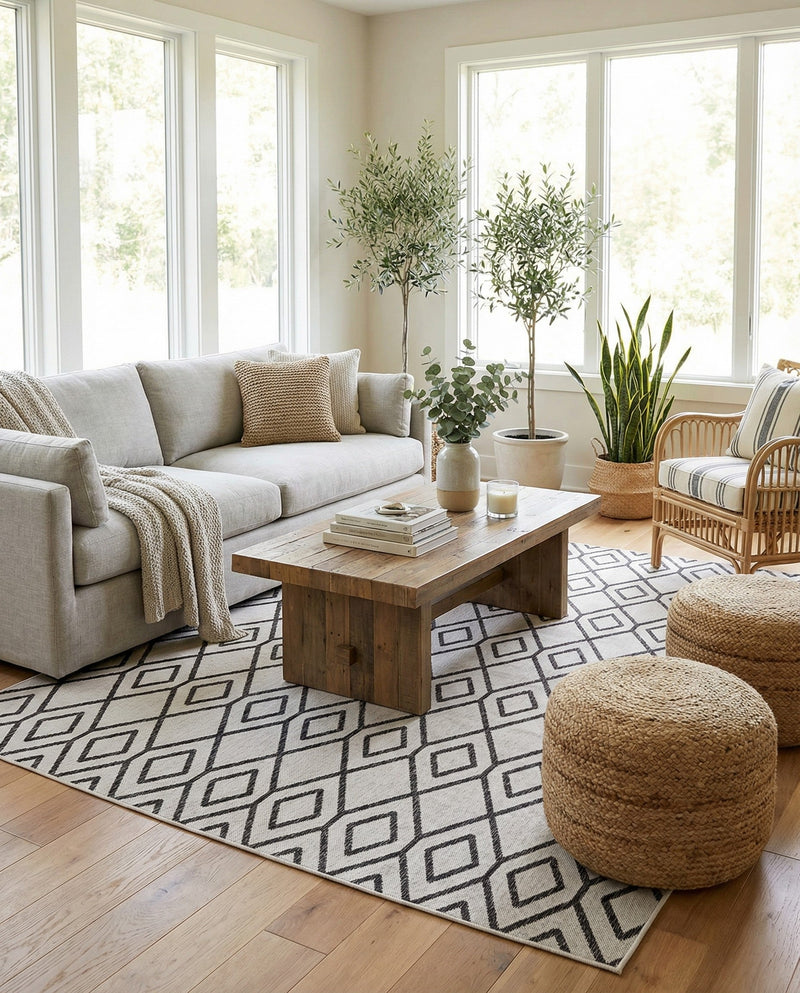 Urban Oasis Rugs Collection Area Rug -  Boulevard (Ivory) Rectangle Ivory  lifestyle 18