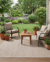 Seaside Serenity Collection Area Rug - Veranda (Beige) Rectangle Beige  lifestyle 13