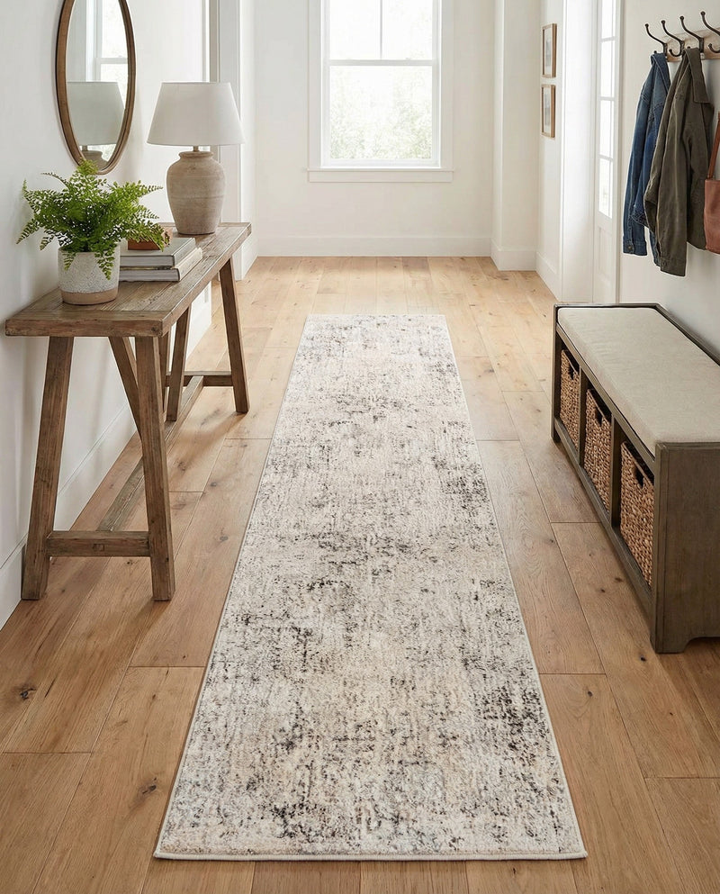 Aegean Elegance Collection Area Rug -  Paros Runner Gray  lifestyle 70