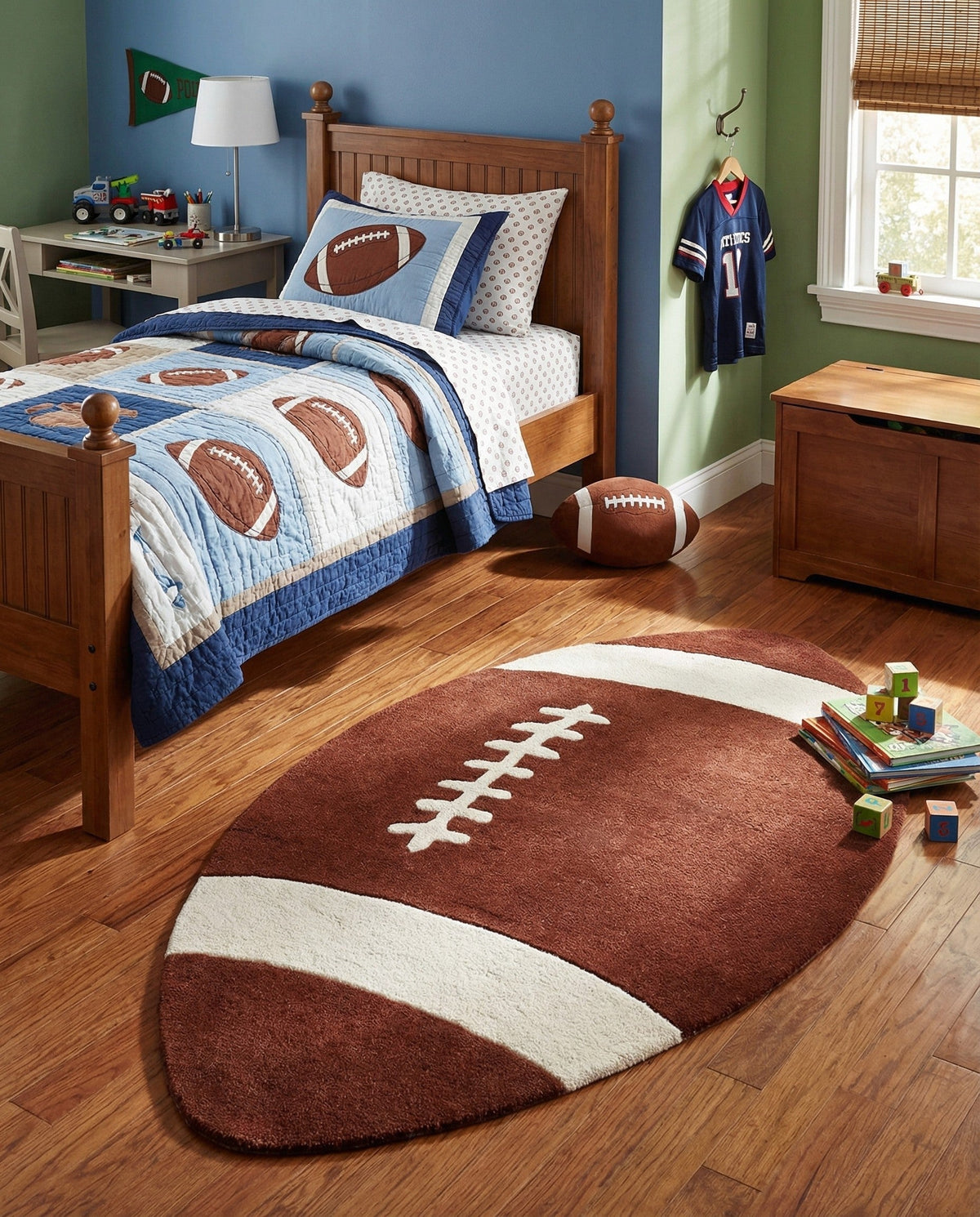Whimsy Wonders Wool Collection Area Rug -  Forest Oval Brown  lifestyle 4