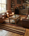 Bistro Lounge Collection Area Rug -  Americano Rectangle Beige  lifestyle 15