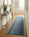 Jewel Oasis Collection Area Rug - Sapphire (Blue) Runner Blue  lifestyle 34