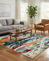 Outdoor Marrakesh Collection Area Rug -  Meknes Rectangle Multi  lifestyle 24