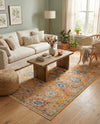 Seville Stripes Collection Area Rug -  Cordoba (Yellow) Rectangle Yellow  lifestyle 16