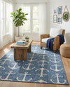 Seaside Haven Rugs Collection Area Rug - Sapphire (Blue) Rectangle Blue  lifestyle 18