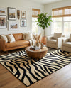 Savannah Sojourn Collection Area Rug -  Kilimanjaro Rectangle Cream  lifestyle 17
