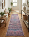 Zahara Oasis Collection Area Rug -  Agadir Runner Antique Rust Red  lifestyle 54