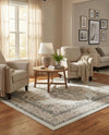 Beverly Grove Collection Area Rug -  Fairfax (Ivory) Square Ivory  lifestyle 64