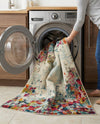 Chromatic Oasis Collection Area Rug -  Blush Rectangle Multi  lifestyle 14