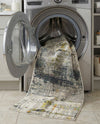 Chromatic Oasis Collection Area Rug -  Prism Runner Gray  lifestyle 44