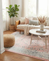Adriana Terrace Collection Area Rug - Capri (Rose) Rectangle Rose  lifestyle 8
