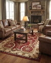 Frontier Trails Collection Area Rug -  Onyx Rectangle Red  lifestyle 13