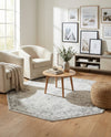 Riviera Elegance Collection Area Rug - Antibes (Gray) Octagon Gray  lifestyle 56