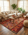 Safari Escape Rugs Collection Area Rug -  Kalahari Rectangle Multi  lifestyle 23