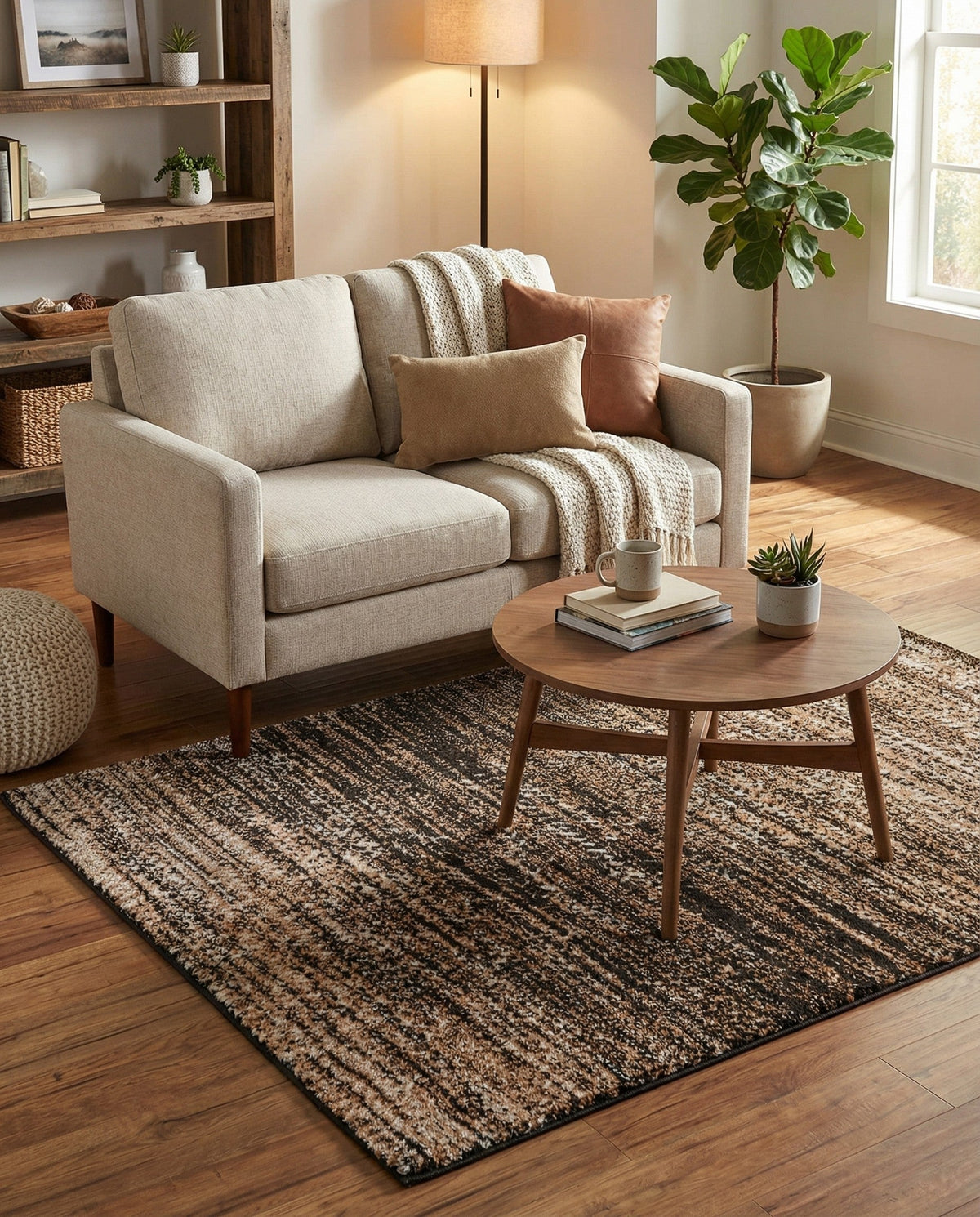 Sienna Collection Area Rug -  Verona Rectangle Multi  lifestyle 43