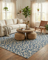 Savannah Escape Collection Area Rug -  Amazon (Blue) Rectangle Blue  lifestyle 34