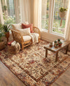 Neptune Elegance Collection Area Rug -  Galatea (Beige Cream) Square Beige Cream  lifestyle 31