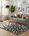 Urban Terrace Collection Area Rug -  Mercer Rectangle Black and White  lifestyle 10
