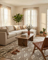 Sienna Collection Area Rug - Umbria Rectangle Smokey Taupe  lifestyle 60