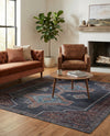 Rovaniemi Collection Area Rug - Lapland Square Charcoal and Gray  lifestyle 33