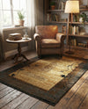 Bistro Lounge Collection Area Rug -  Affogato Rectangle Beige  lifestyle 15
