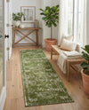 Dover Terrace Collection Area Rug -  Lagoon (Green) Runner Green  lifestyle 50