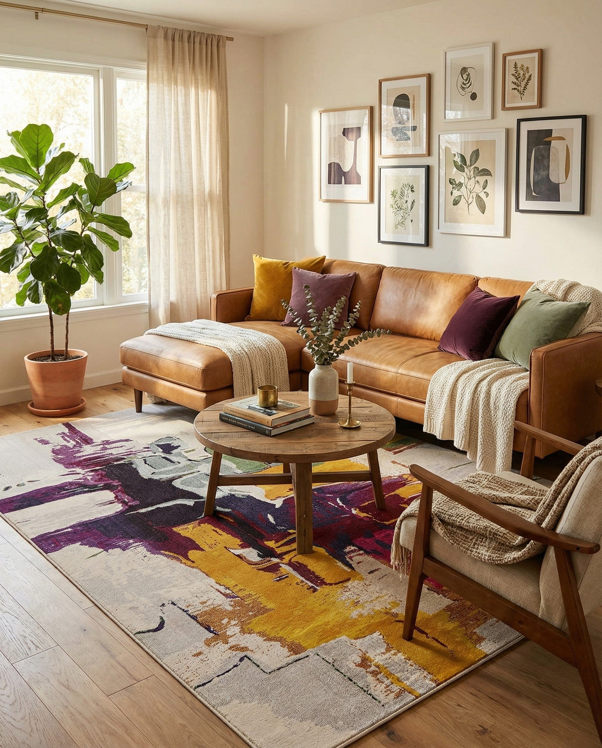 Marrakesh Elegance Collection Area Rug -  Riad Rectangle Beige  lifestyle 17