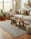 Highland Woven Jute Collection Area Rug - Glenmore (Gray) Rectangle Gray  lifestyle 8