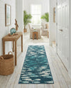 Seaside Haven Rugs Collection Area Rug -  Wavecrest Runner Blue  lifestyle 47