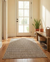 Seaside Stripes Collection Area Rug -  Boardwalk (Natural) Rectangle Natural  lifestyle 9