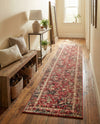 Neptune Elegance Collection Area Rug -  Galatea (Burgundy) Runner Burgundy  lifestyle 67