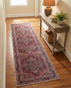 Heritage Elegance Collection Area Rug -  Schonbrunn Runner Burgundy  lifestyle 56