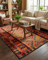 Safari Escape Rugs Collection Area Rug -  Kalahari Rectangle Multi  lifestyle 35