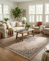 Patio Heritage Collection Area Rug -  Charleston (Beige) Rectangle Beige  lifestyle 20