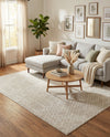 Marrakesh Lattice Collection Area Rug - Casablanca (Light Gray) Rectangle Light Gray  lifestyle 15