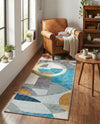 Urban Terrace Collection Area Rug -  Loggia Runner Multi  lifestyle 56