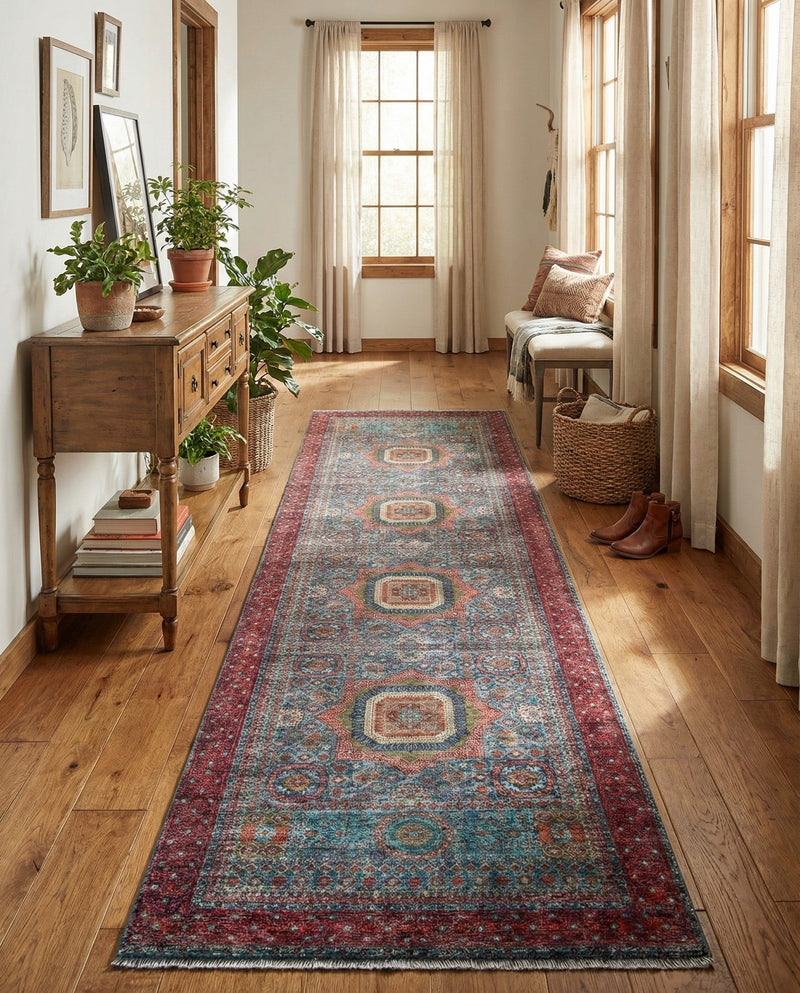 Bazaar Chic Collection Area Rug -  Nador Runner Multi  lifestyle 38